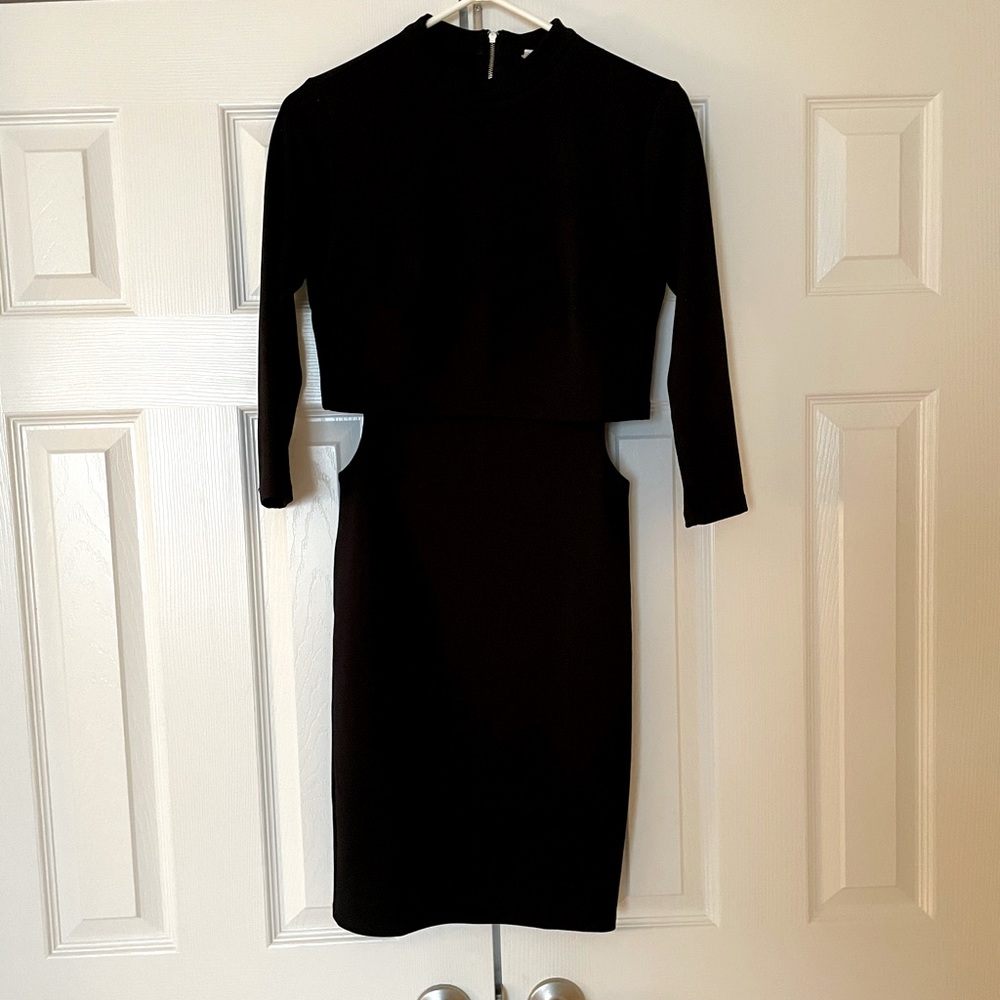 Forever21 Black Cut Out Dress